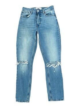Abercrombie & Fitch The Skinny High Rise Distressed Jeans Size 0/25